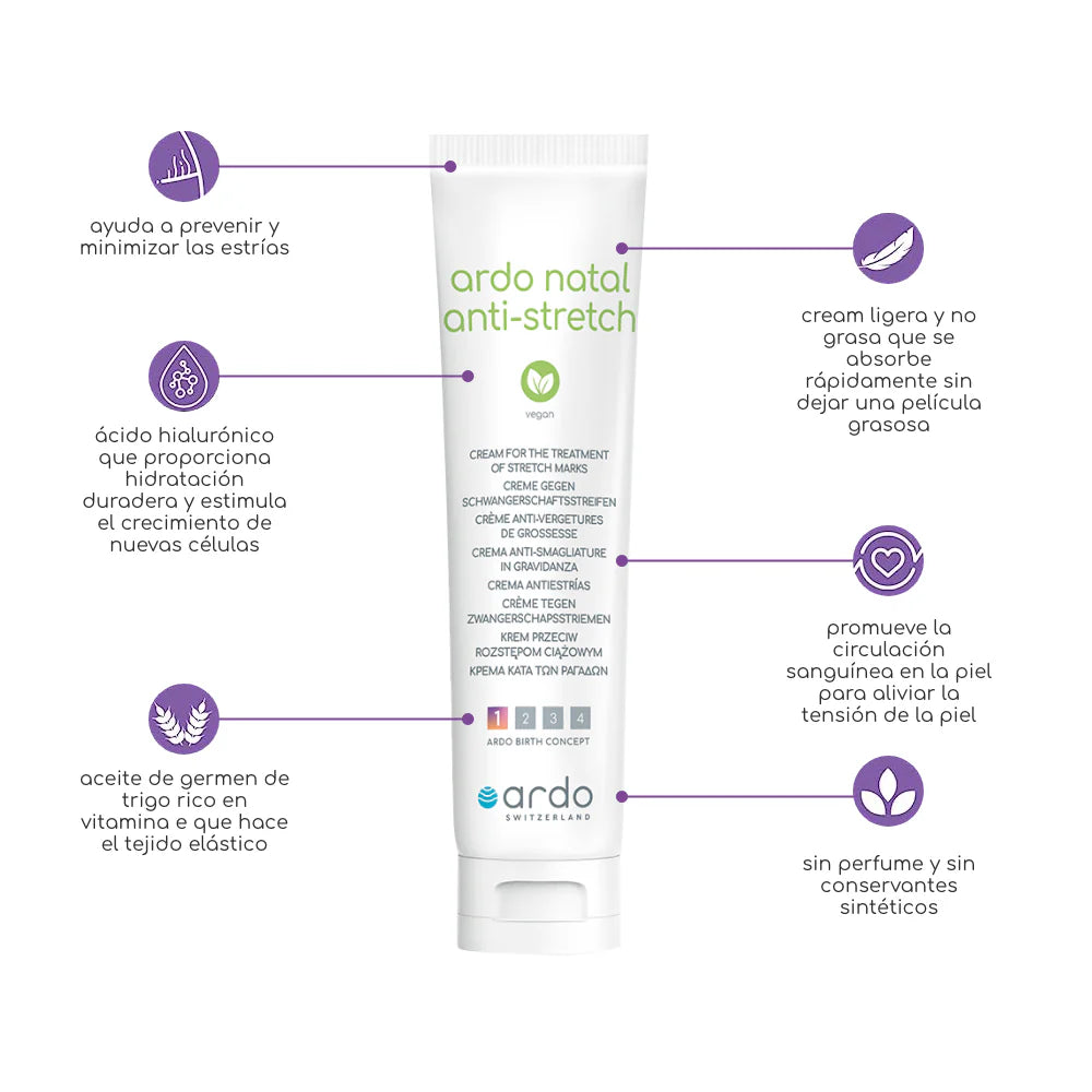 Crema anti-estrías Ardo Natal 100ml