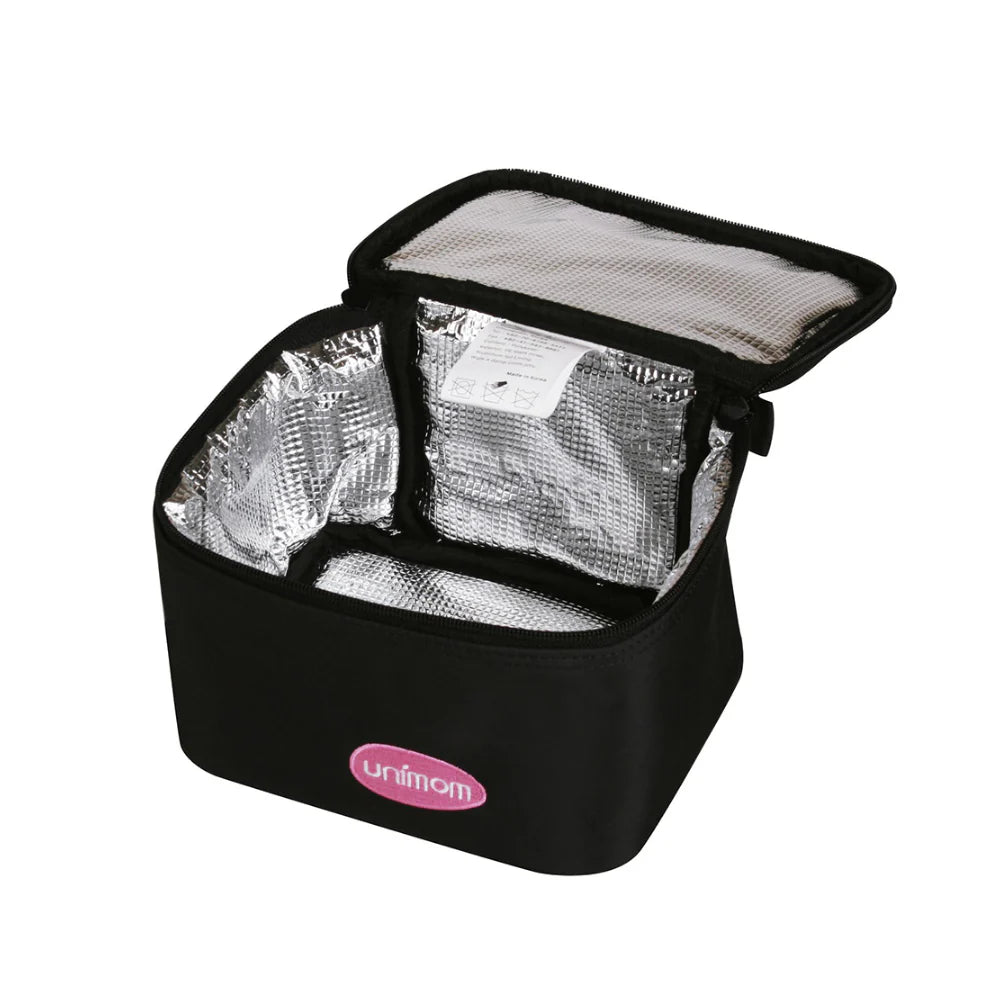 Cooler con gel frío y 5 botellas 150ml Unimom