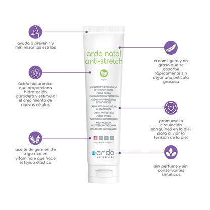 Crema anti-estrías Ardo Natal 100ml