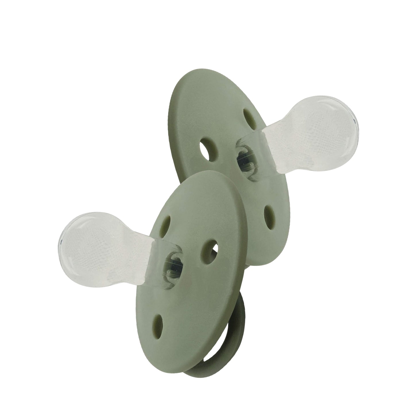Chupetes redondos Mininor Silicona 6m 2 uns