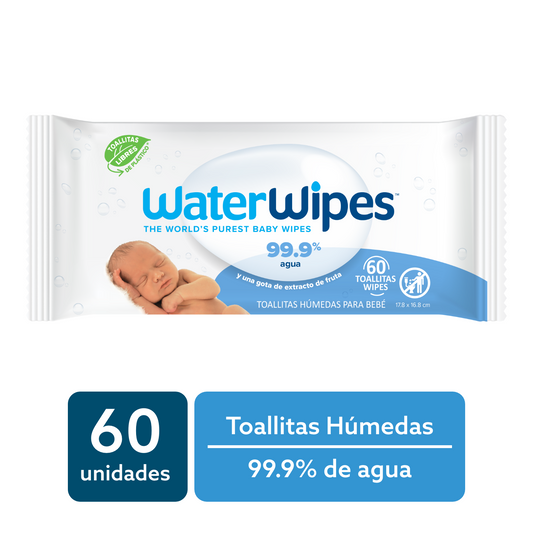 Toallitas húmedas bio WaterWipes 60 uns