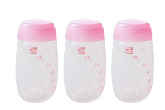 Botellas para leche Unimom 150 ml 3 uns